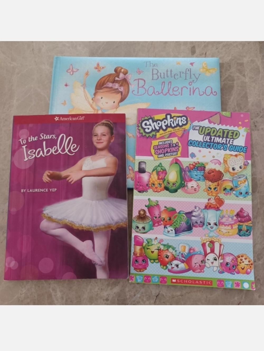 American Girl To the Stars Isabelle Bundle Shopkins & Butterfly Ballerina Books